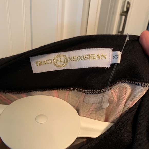 Tracy Negoshian peacock feather dress. NWOT . Retail 110 - Picture 2 of 7